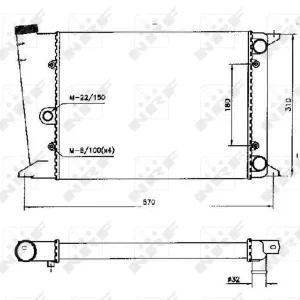 Hit cenowy CHŁODNICA WODY VW GOLF 77-