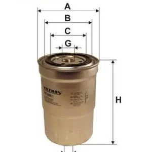 FILTR PALIWA - DIESEL MITSUBISHI PAJERO III Dostępne od ręki