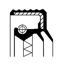 Nie przegap USZCZELNIACZ 55X70X10/12