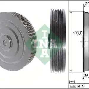 Koło pasowe wału RENAULT MEGANE - 544000910 LUK 4005108485281 Wyjątkowa oferta