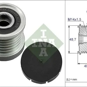 Darmowa dostawa KOŁO PASOWE ALTERNATORA RENAULT