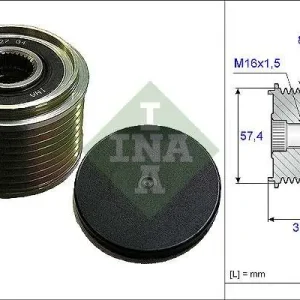 Łatwy zwrot KOŁO PASOWE ALTERNATORA DB UNIMOG