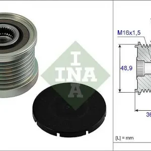 Bestseller KOŁO PASOWE ALTERNATORA RENAULT