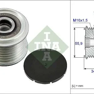 Wyprzedaż KOŁO PASOWE ALTERNATORA VW