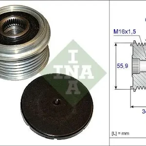 Wybór klientów SPRZĘGIEŁKO ALTERNATORA