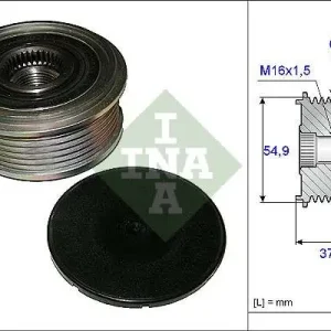 Tylko dziś KOŁO PASOWE ALTERNATORA DB W176 A180CDI 12-