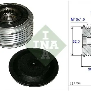 Dostępne od ręki KOŁO PASOWE ALTERNATORA DB M266