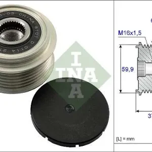 Okazja KOŁO PASOWE ALTERNATORA HYUNDAI 2,0 SONATA/IX35