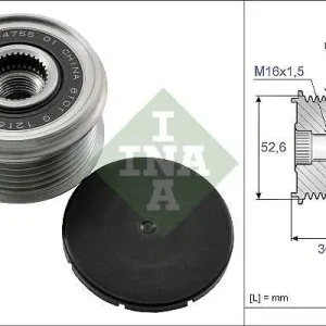 Popularny KOŁO PASOWE ALTERNATORA NISSAN