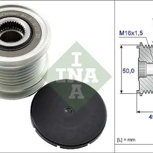 KOŁO PASOWE ALTERNATORA DB 3,0CDI CHRYSLER 3,0CRD Ekspresowa dostawa