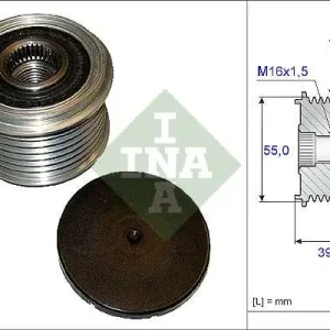 KOŁO PASOWE ALTERNATORA IX55 3,0V6 CRDI 08- Nowość