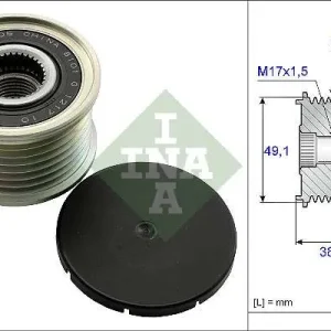 KOŁO PASOWE ALTERNATORA RENAULT Tylko do końca tygodnia