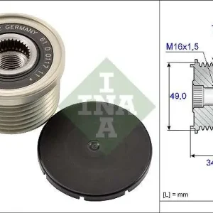 KOŁO PASOWE ALTERNATORA BMW Hit sprzedaży