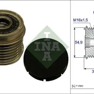 Nowość KOŁO PASOWE ALTERNATORA FIAT