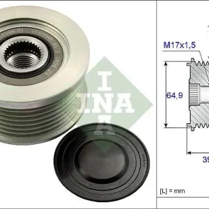 KOŁO PASOWE ALTERNATORA NISSAN Wyprzedaż