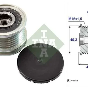 Ekspresowa dostawa KOŁO PASOWE ALTERNATORA PEUGEOT