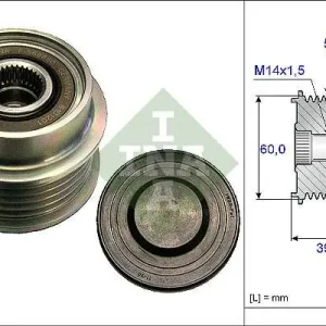 KOŁO PASOWE ALTERNATORA TOYOTA Zniżka