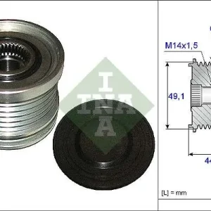 Oferta czasowa KOŁO PASOWE ALTERNATORA FORD