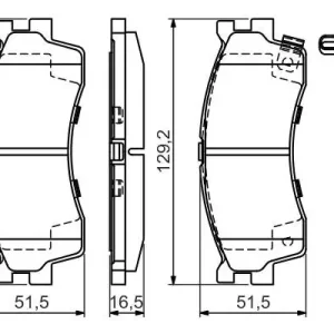 Dostępne od ręki KLOCKI HAM. PRZEDNIE
