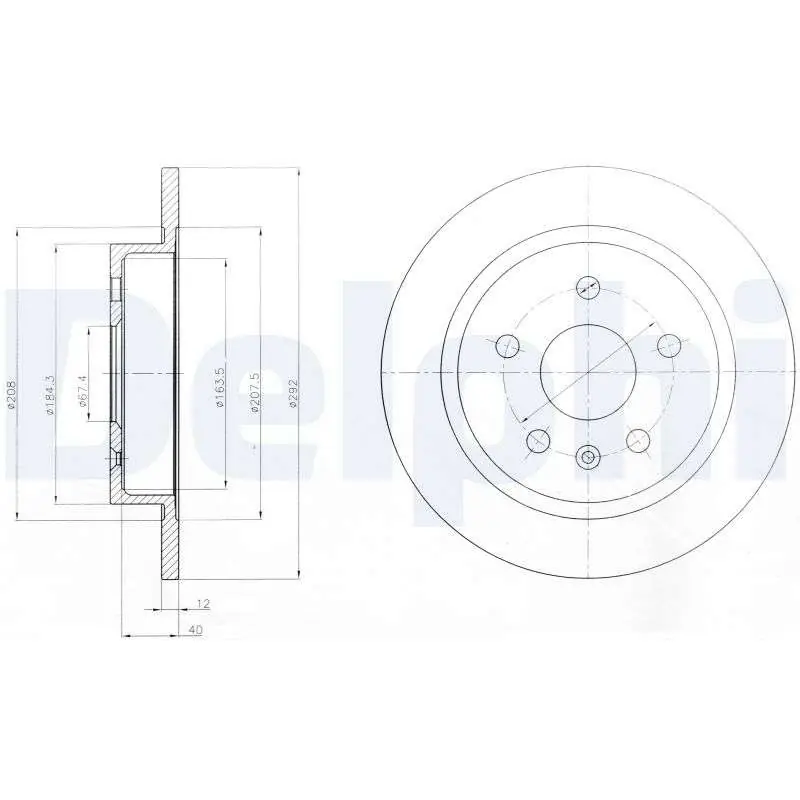 Wyjątkowa oferta TARCZA HAM. TYLNA OPEL INSIGNIA 16 2008>