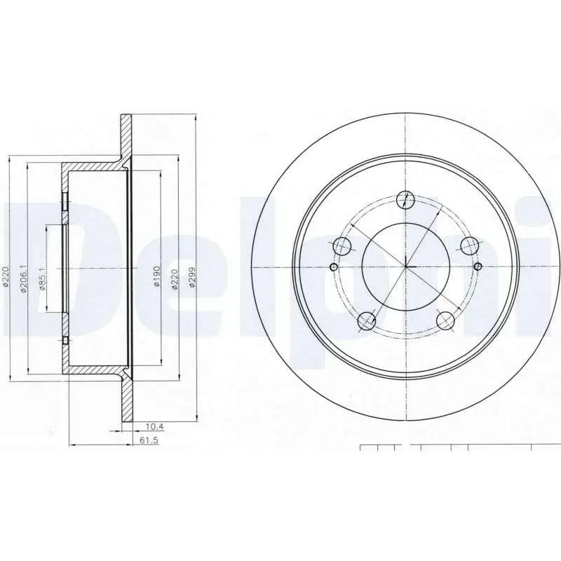TARCZA HAM. TYLNA SSANGYONG ACTYON, KYRON 05/05> Ekspresowa dostawa