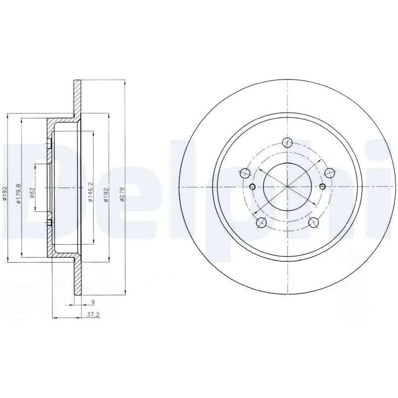 Bezpieczna płatność TARCZA HAM. TYLNA SUZUKI SWIFT 2005>