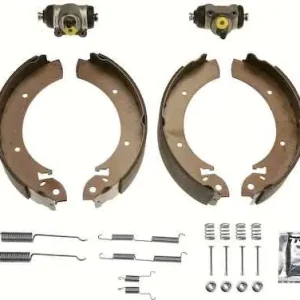 ZASTAW SZCZĘK HAM.+ CYLINDERKI FORD,MERCEDES BENZ,NISSAN GRA Darmowy zwrot