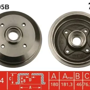 Bestseller BĘBEN HAM. Z ŁOŻYSKIEM FORD ESCORT '86 BOX (AVF),ESCORT III