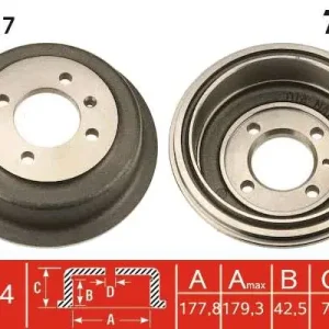 BĘBEN HAM. ROVER 100 (METRO) (XP),100 CONVERTIBLE (XP) Nowy
