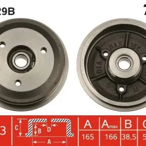 BĘBEN HAM. Z ŁOŻYSKIEM CITROEN,MEGA,PEUGEOT AX (ZA-_),BX (XB Bezpieczna płatność