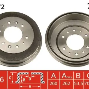 Zamów dziś BĘBEN HAM. MAZDA B-SERIE (PE),B-SERIE (UD),B-SERIE (UF),B-SE