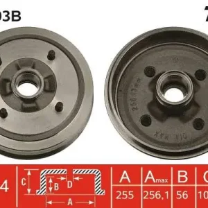 BĘBEN HAM. Z ŁOŻYSKIEM RENAULT TRAFIC BOX (T1, T3, T4),TRAFI Bestseller