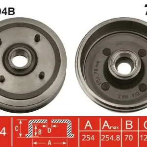 Bestseller BĘBEN HAM. Z ŁOŻYSKIEM OPEL,RENAULT,VAUXHALL ARENA BOX (TB,