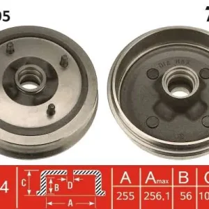 BĘBEN HAM. RENAULT TRAFIC BOX (T1, T3, T4),TRAFIC BUS (T5, T Nowy