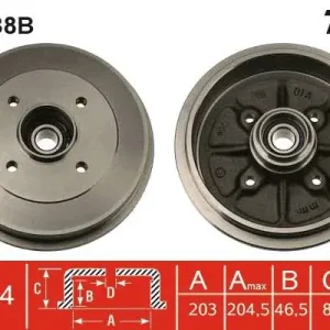 BĘBEN HAM. Z ŁOŻYSKIEM CITROEN,PEUGEOT XSARA (N1),XSARA COUP Hit cenowy