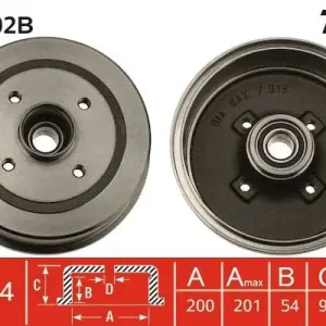 Bezpieczne zakupy BĘBEN HAM. OPEL T. CORSA C 00- Z ŁOŻYSKIEM