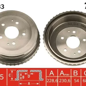 BĘBEN HAM. DAIHATSU TERIOS (J1) Rabat