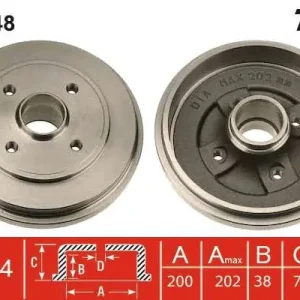 Zniżka BĘBEN HAM. OPEL AGILA (H00) 03-