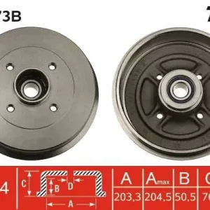 BĘBEN HAM. Z ŁOŻYSKIEM ZASTĄPIONE PRZEZ: DB4214B TRW Darmowy zwrot