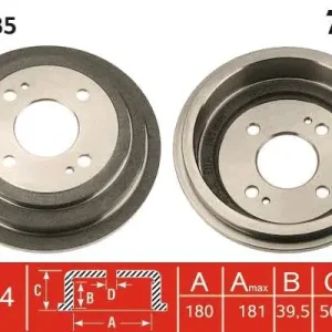 BĘBEN HAM. HONDA FIT,FIT ARIA,JAZZ II (GD) Nowy