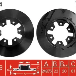 TARCZA HAM. NISSAN PICK UP (720),PICK UP (D21),PICK UP (D22) Do wyczerpania zapasów