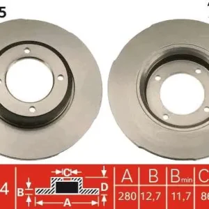 TARCZA HAM. SAAB 900 I (AC4, AM4),900 I HATCHBACK,99,99 HATC Hit sprzedaży