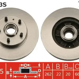 TARCZA HAM. POJEDYŃCZO PAKOWANA VOLVO 740 (744),740 ESTATE ( Szybka wysyłka