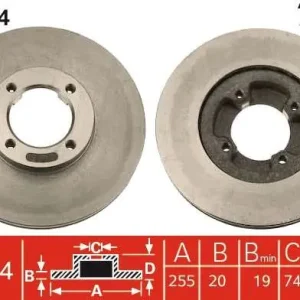 TARCZA HAM. TOYOTA LITEACE BOX (CM3_V, KM3_V),LITEACE BUS (C Oferta czasowa