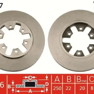 TARCZA HAM. NISSAN PICK UP (720) Bestseller