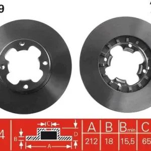 TARCZA HAM. SUBARU JUSTY I (KAD),LIBERO BUS (E10, E12) Ekspresowa dostawa