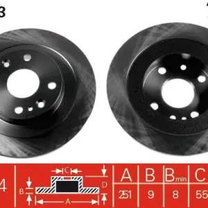 Darmowa dostawa TARCZA HAM. MAZDA T. MX-3