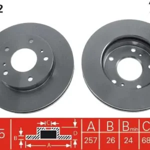 TARCZA HAM. LDV INTERNATIONAL,NISSAN CUB,SERENA (C23M),VANET Szybka wysyłka
