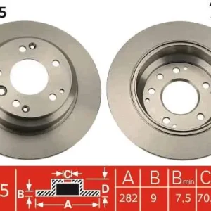 Zniżka TARCZA HAM. HONDA T. LEGEND/SHUTTLE 2,2-3,7 24V 91-12