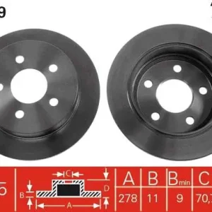 Darmowa dostawa TARCZA HAM. OPEL T. SINTRA 2,2-3,0 96-99